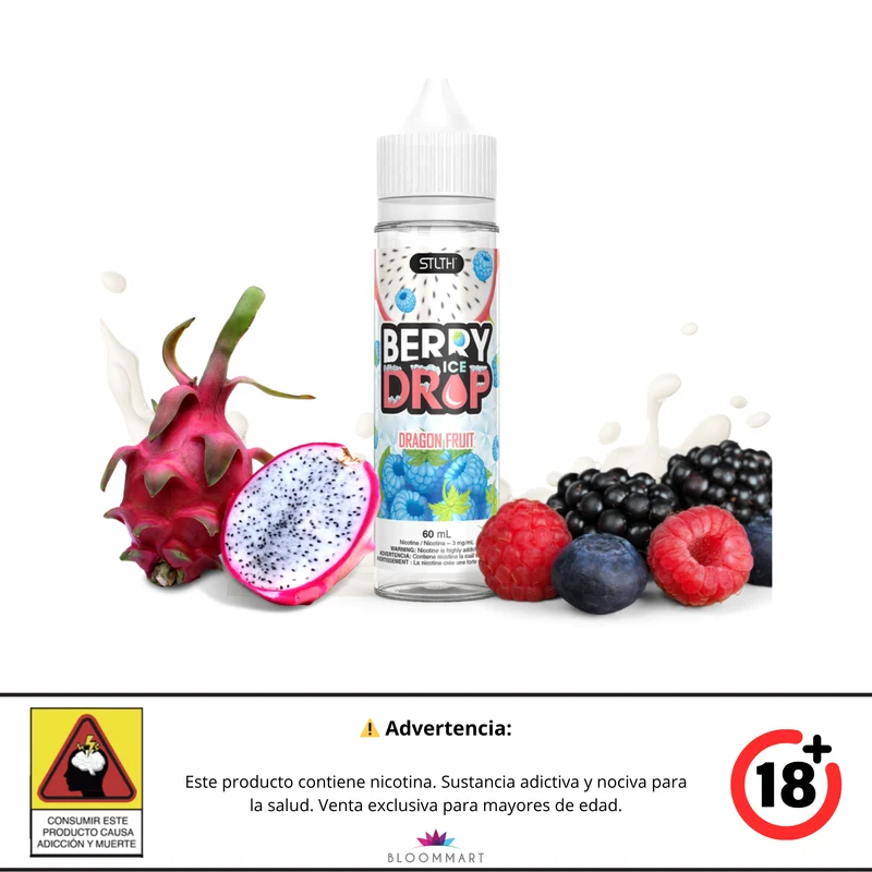 Berry Drop Ice · Base Libre 60 mL · STLTH