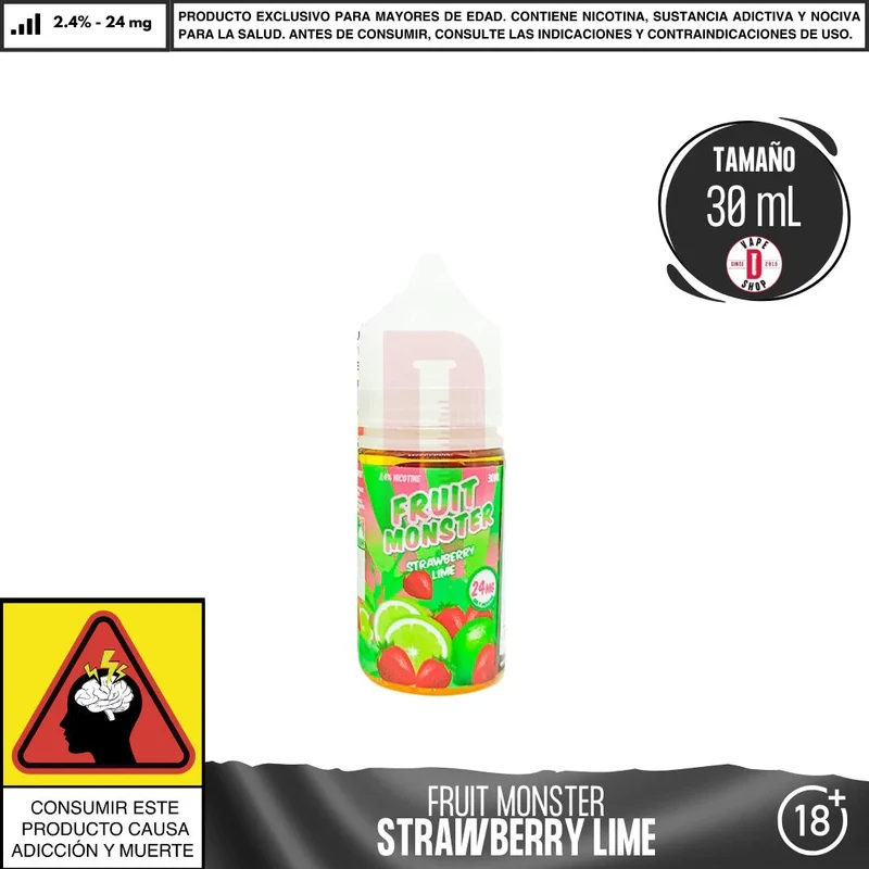 Fruit Monster Strawberry Lime Salts