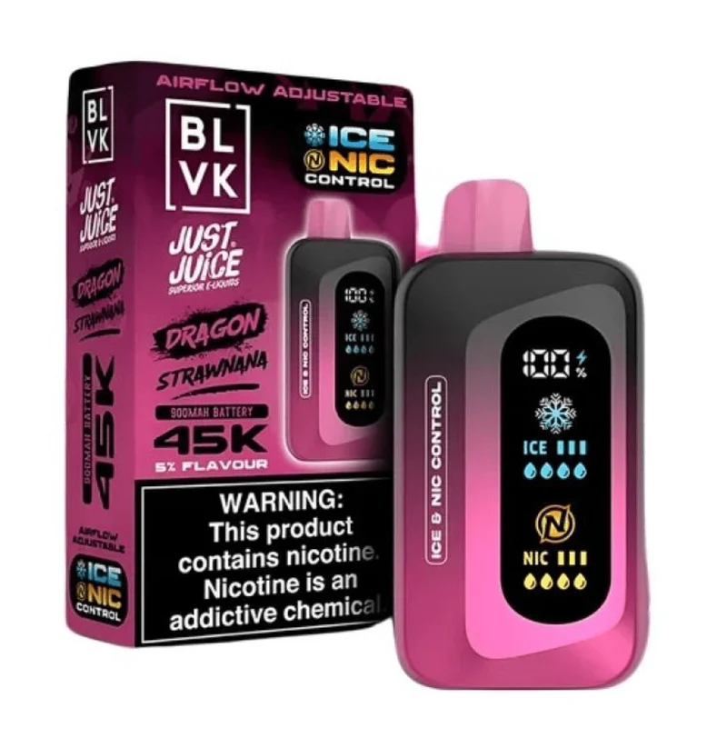 Pod descartable BLVK Just Juice 45000 puffs Dragon Strawnana