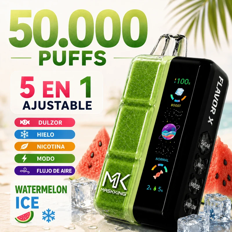 Pod descartable Maskking Flavor X 50000 Puffs Watermelon Ice