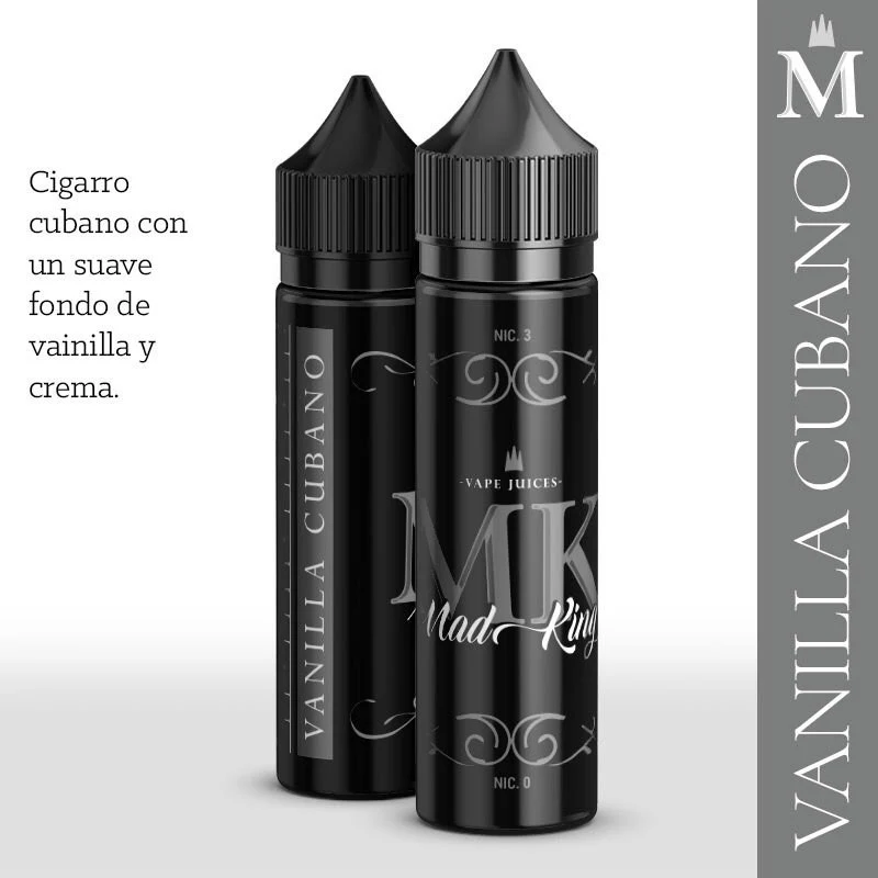 Líquido Mad King Vainilla Cubano 60ml