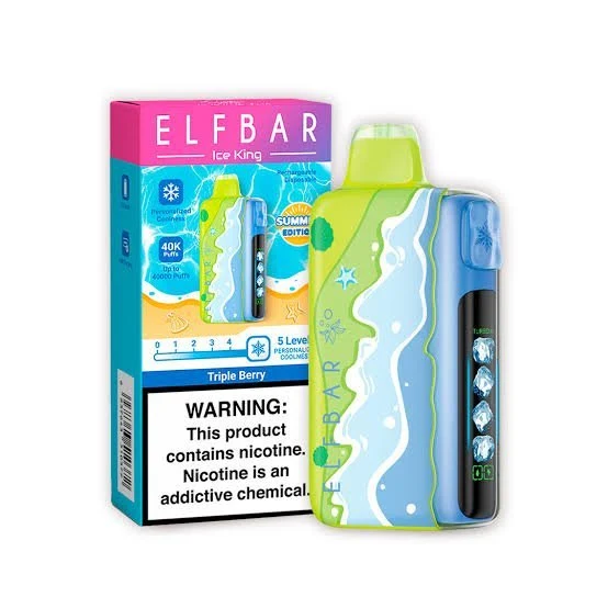 Pod descartable ElfBar Ice King 40000 Puffs Summer Edition Triple Berry