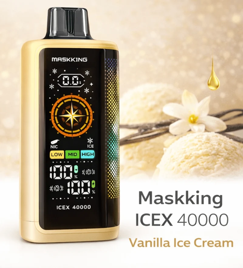 Pod descartable Maskking IceX 40000 Puffs Vainilla Ice Cream
