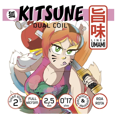 Resistencia Bacterio Línea Umami Kitsune Fused Alien Full Ni80 (pack de 2uni)