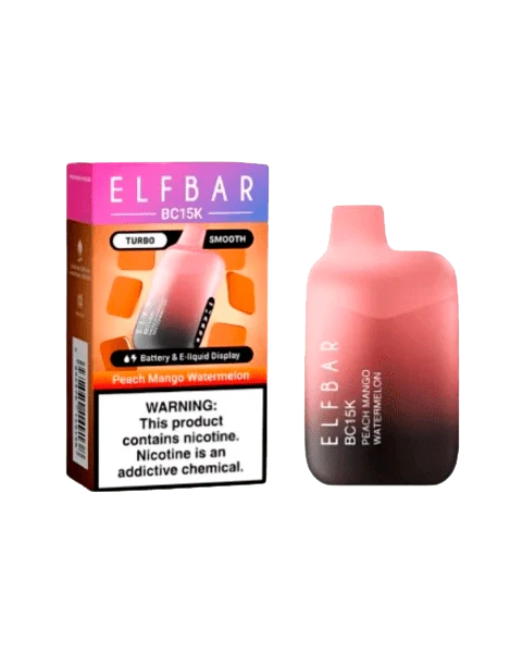 Pod descartalbe Elfbar BC15000 Peach Mango Watermelon