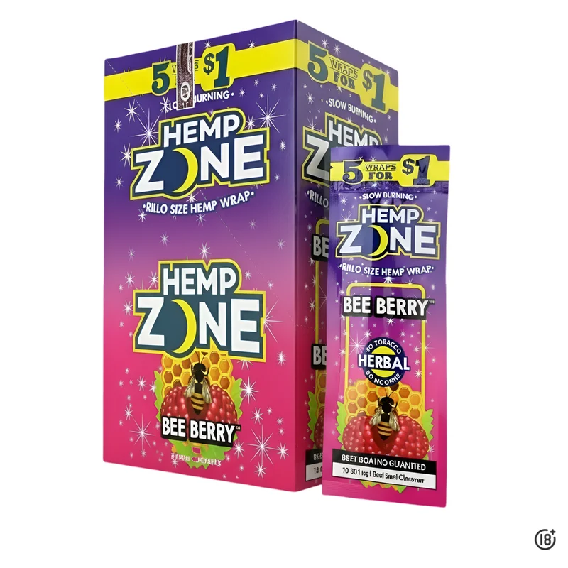 🍓🍯 Blunt Hemp Zone Bee Berry X5 – Fresa y miel en cada calada