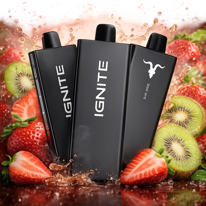 Pod descartable Ignite V55 Ultra Thin 5500 Puffs Strawberry Kiwi