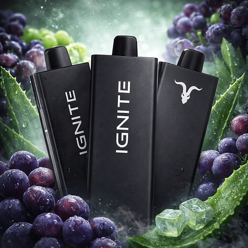 Pod descartable Ignite V55 Ultra Thin 5500 Puffs Aloe Grape