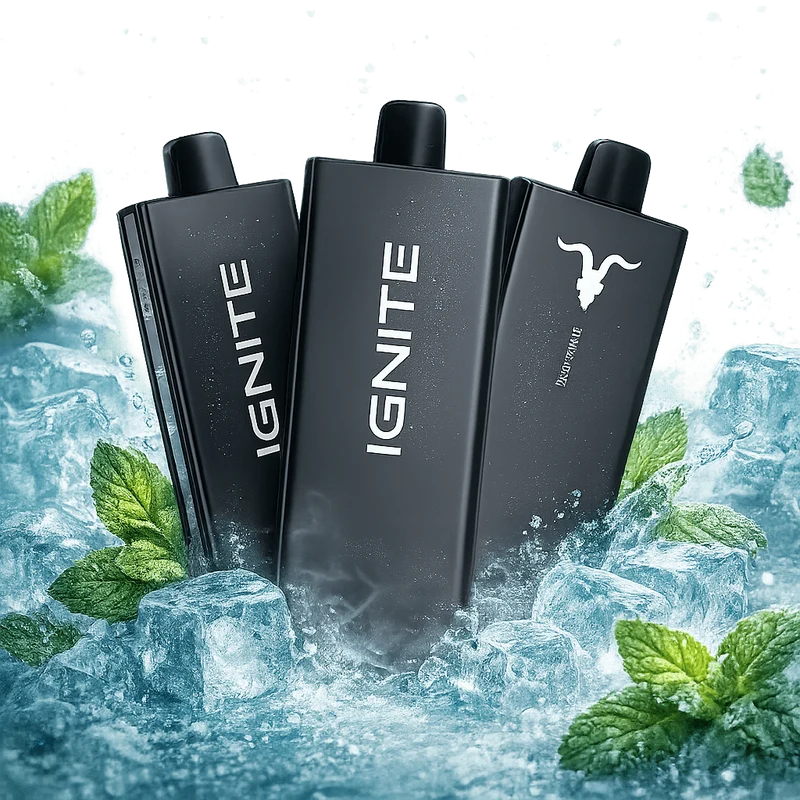 Pod descartable Ignite V55 Ultra Thin 5500 Puffs Miami Mint