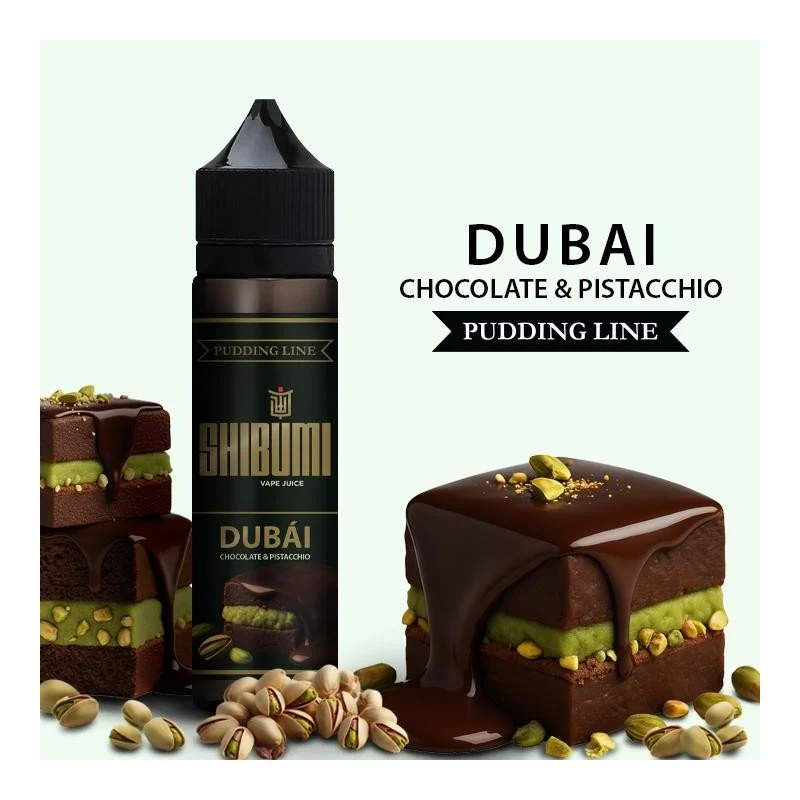 Líquido Shibumi Dubai Chocolate & Pistacchio