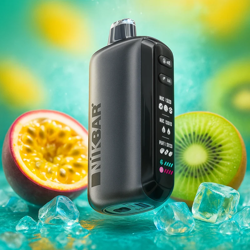Pod descartable Nikbar Triple Chill 40000 Puffs Passion Fruit Sour Kiwi