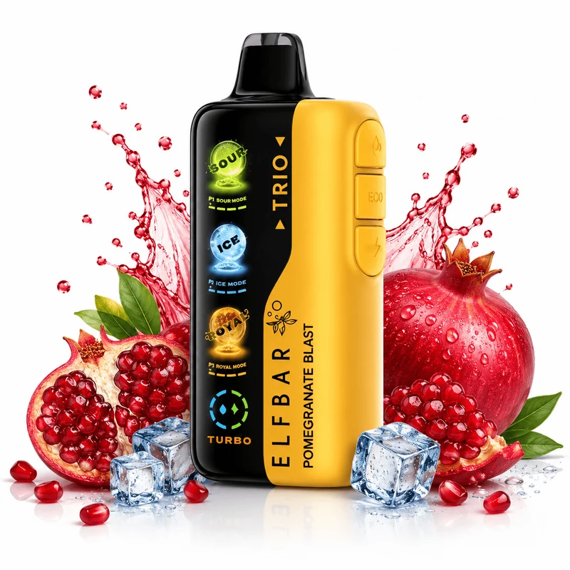 Pod descartable ElfBar TRIO 40000 Puffs Pomegranate Blast