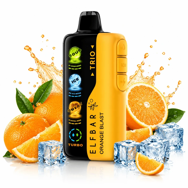 Pod descartable ElfBar TRIO 40000 Puffs Orange Blast