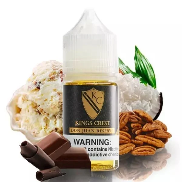 Líquido King´s Crest Don Juan Reserve Salt Nic 30ml