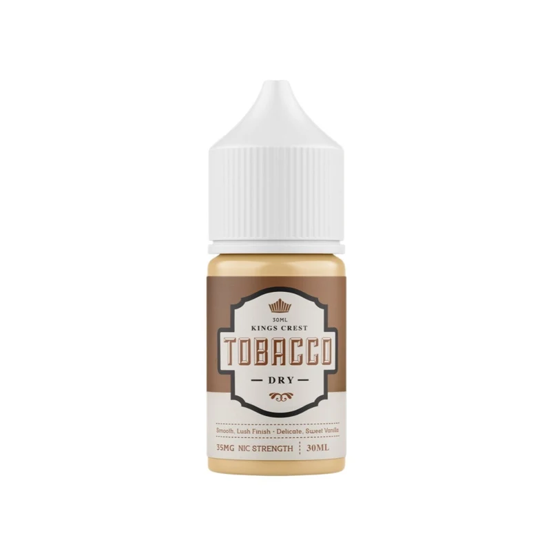 Líquido King´s Crest Salt Nic Dry Tabaco 30ml