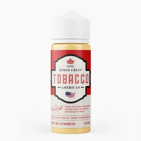 Líquido King´s Crest American Tabaco 120ml