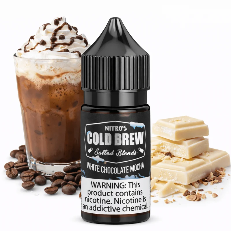 Líquido Cold Brew Salt Nic White Chocolate Mocha 30ml
