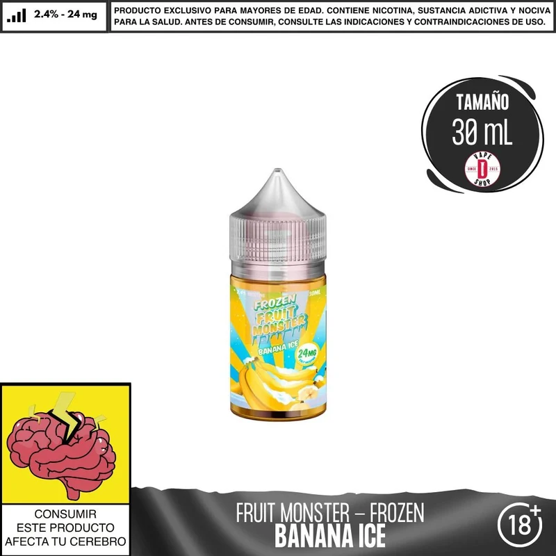 Frozen Fruit Monster Banana Ice Salts