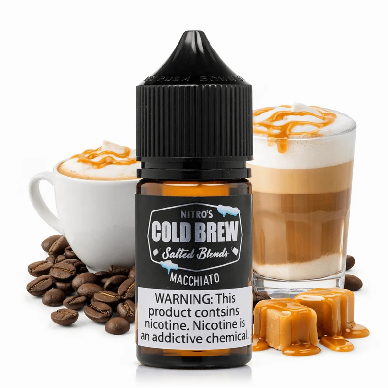 Líquido Cold Brew Salt Nic Macchiato 30ml