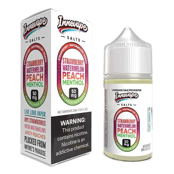 Líquido Heisenberg Salt Nic Strawberry Watermelon Peach Menthol 30ml