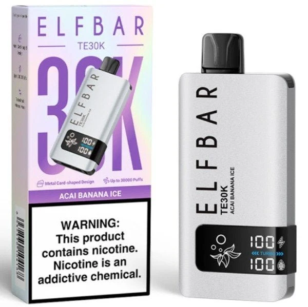 Pod descartable ElfBar TE30000 puffs Acai Banana Ice