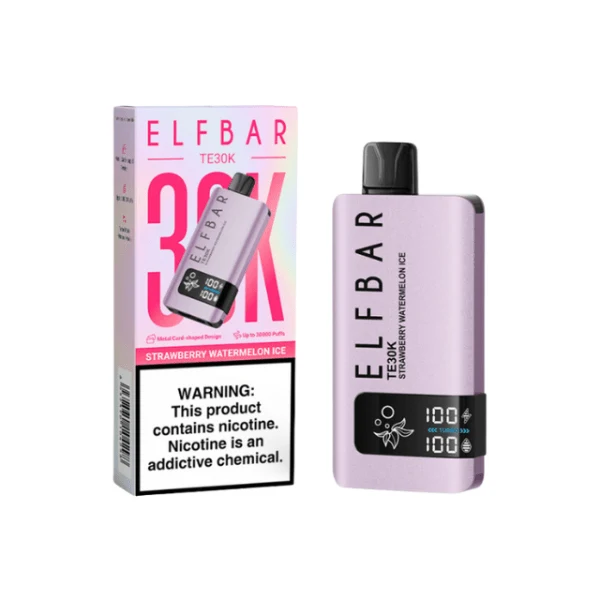 Pod descartable ElfBar TE30000 puffs Strawberry Watermelon Ice