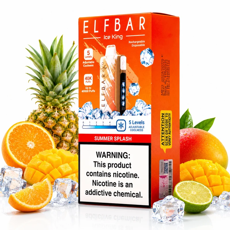 Pod descartable ElfBar Ice King 40000 Puffs Summer Splash