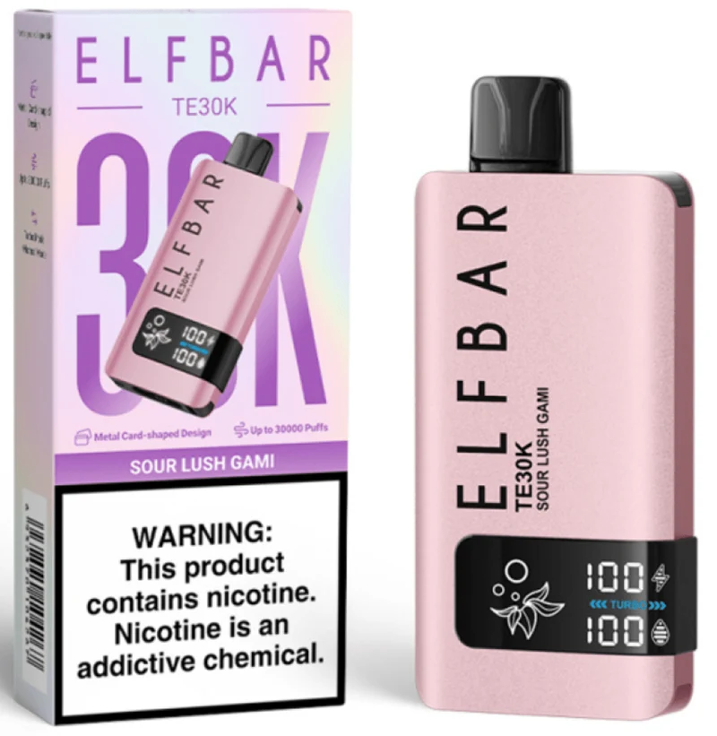 Pod descartable ElfBar TE30000 puffs Sour Lush Gami