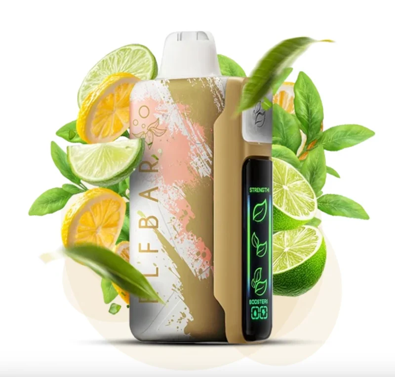 Pod descartable ElfBar Nicot King 40000 Puffs Lemon Lime Ice Tea