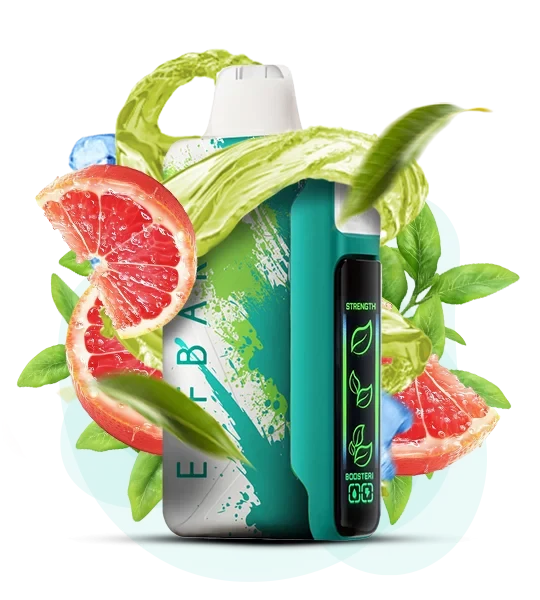 Pod descartable ElfBar Nicot King 40000 Puffs Grapefruit Green Tea