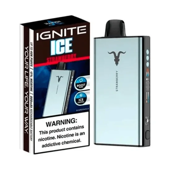 Pod descartable Ignite V400 40000 puffs Ice Raspberry
