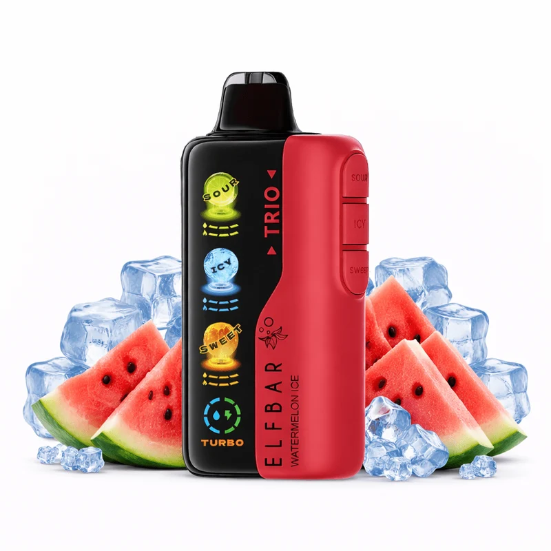 Pod descartable ElfBar TRIO 40000 Puffs Watermelon Ice