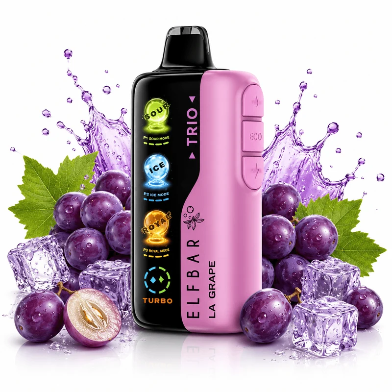Pod descartable ElfBar TRIO 40000 Puffs La Grape