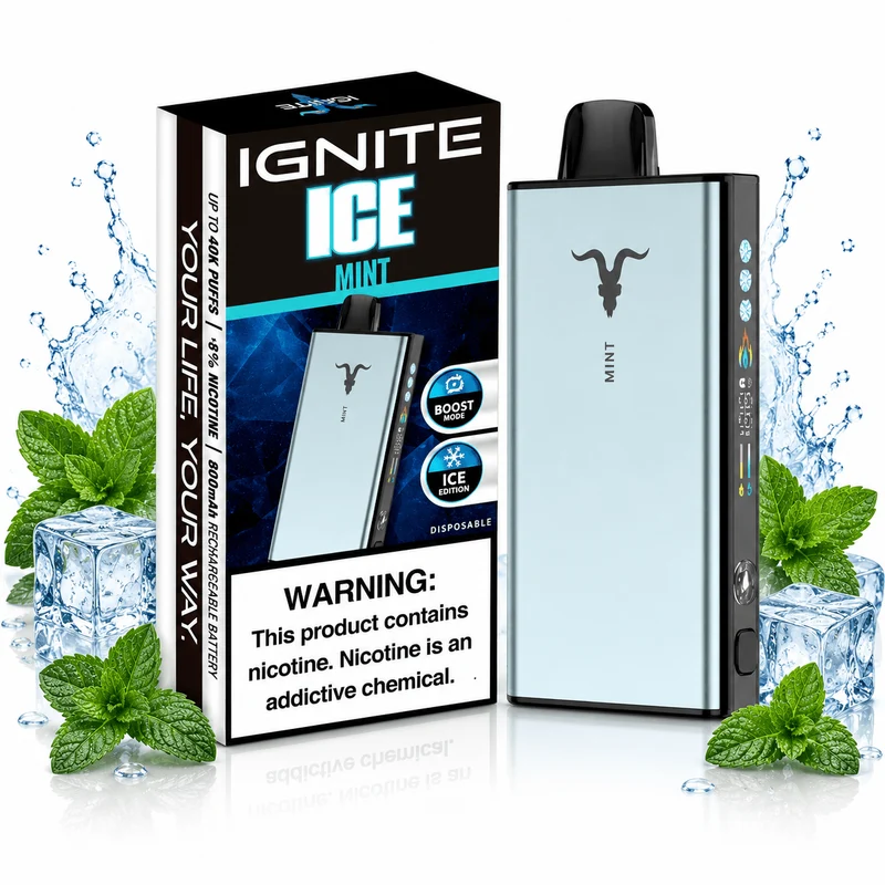 Pod descartable Ignite V400 40000 puffs Ice Mint