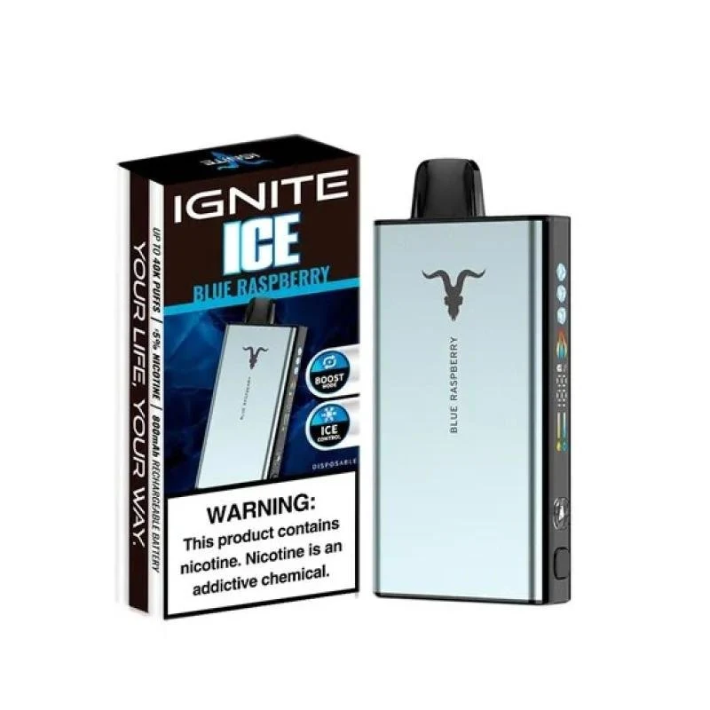 Pod descartable Ignite V400 40000 puffs Ice Blue Raspberry