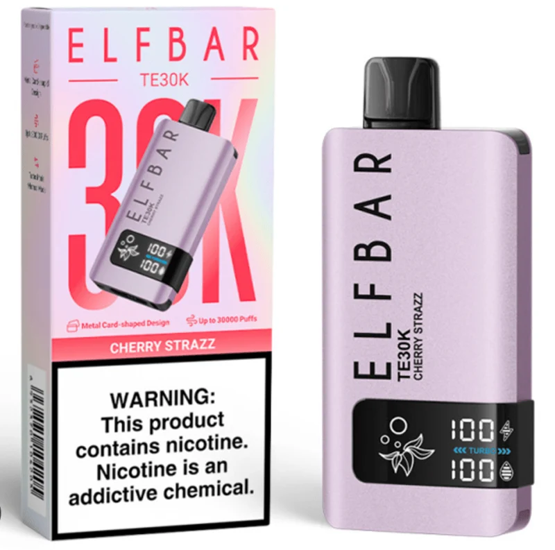 Pod descartable ElfBar TE30000 Puffs Cherry Strazz