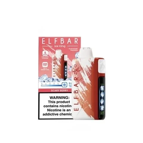 Pod descartable ElfBar Ice King 40000 Puffs Scary Berry