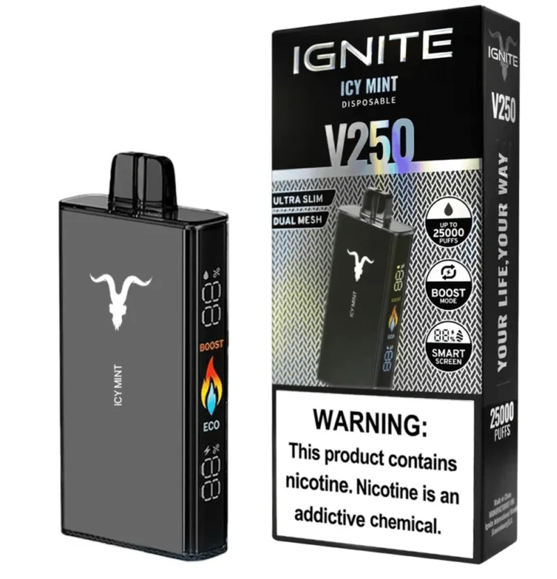 Pod descartable Ignite V250 Icy Mint 25000 puffs