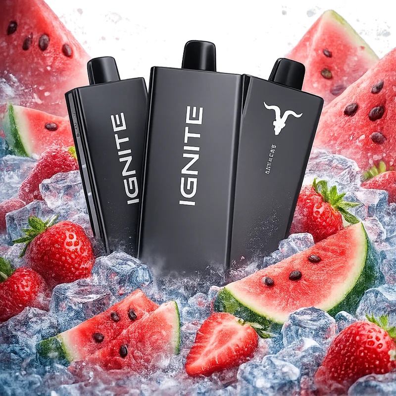 Pod descartable Ignite V55 Ultra Thin 5500 Puffs Strawberry Watermelon