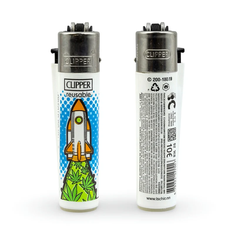 Encendedores Clipper Astro Weed - Edición Coleccionable