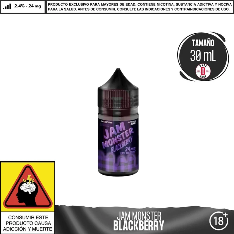 Jam Monster Blackberry Salts