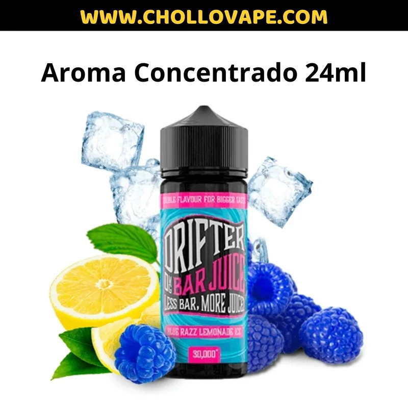 Aroma Concentrado Drifter Bar - Blue Razz Lemonade Ice Longfill 24ml