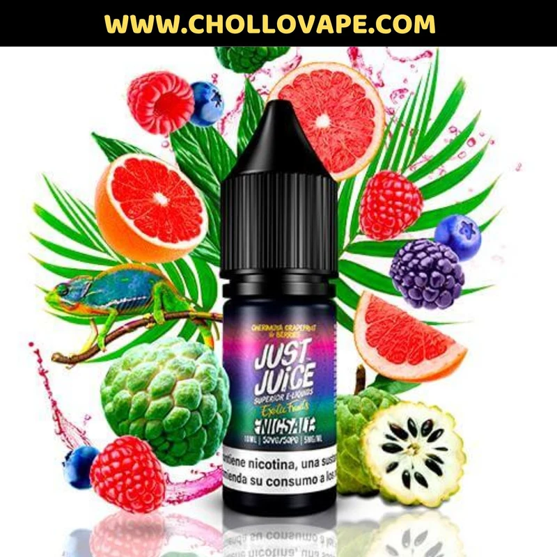 Just Juice Cherimoya Grapefuit & Berries Sales de Nicotina 10ml