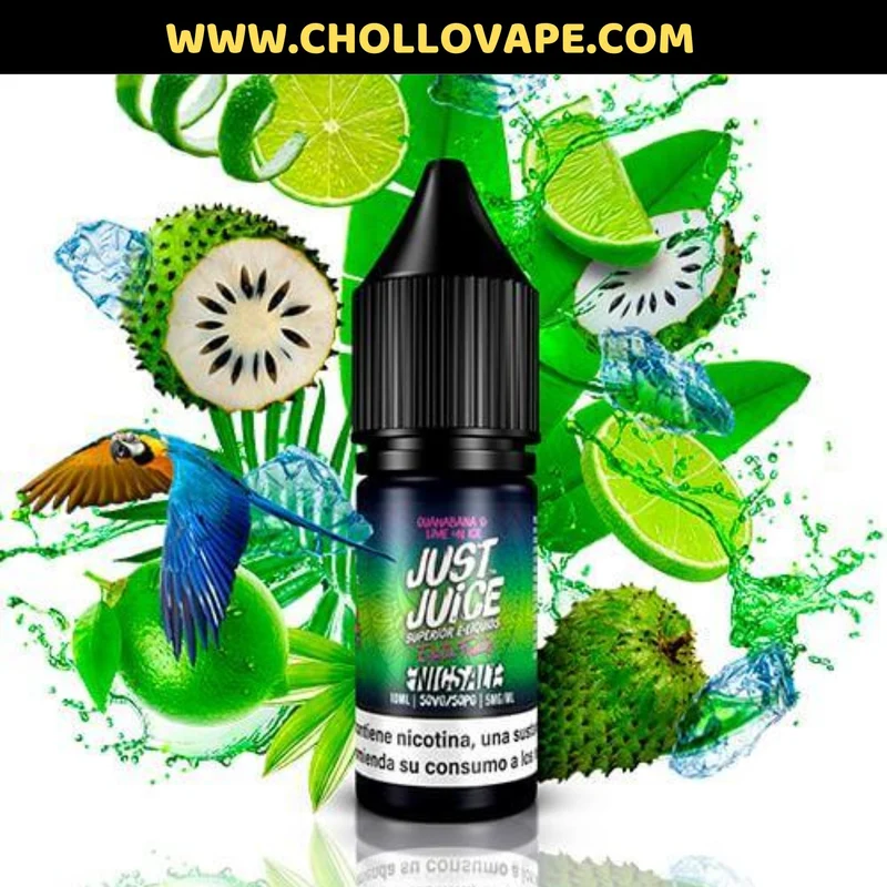Just Juice Guanabana & Lime Ice Sales de Nicotina 10ml
