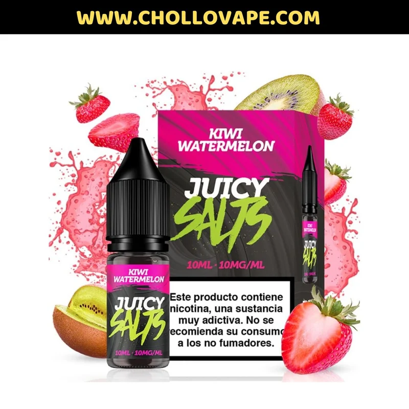 Juicy Salts - Kiwi Watermelon 10ml Sales de Nicotina