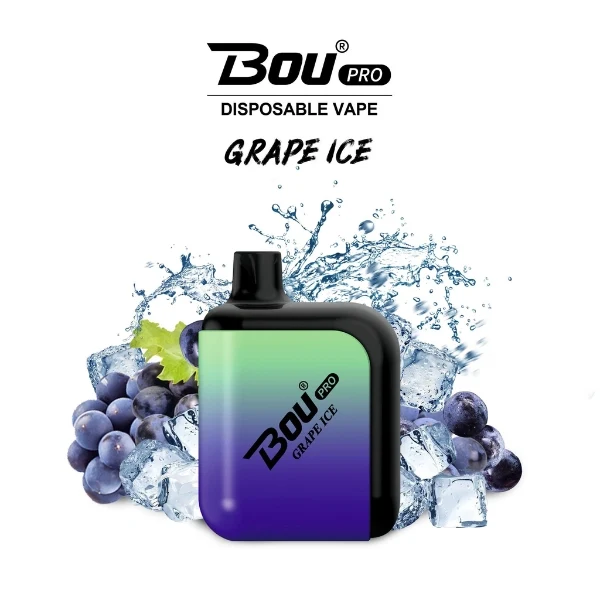 Bou Pro 7000 Puffs Grape Ice 0% Nic.