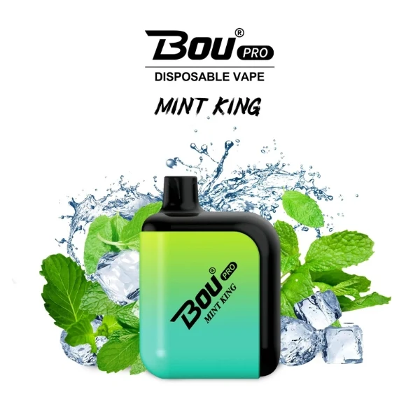 Bou Pro 7000 Puffs Mint King 0% Nic.