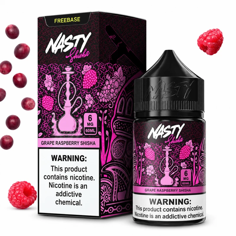 Líquido Nasty Grape Raspberry Shisha 60ml