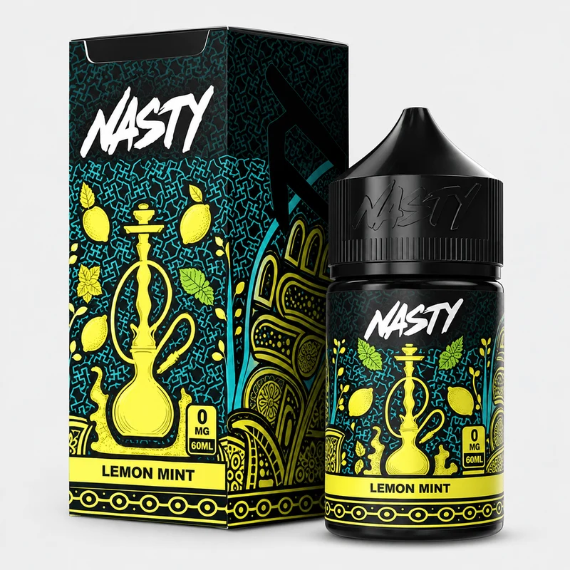 Líquido Nasty Lemon Mint Shisha 60ml