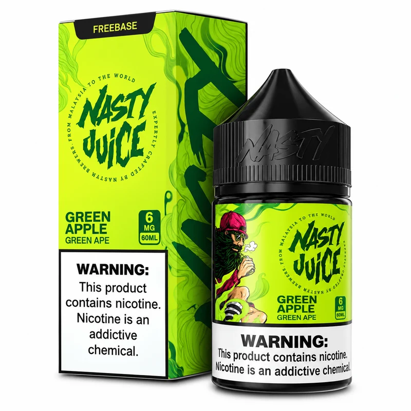 Líquido Nasty Juice Green Apple Green Ape 60ml